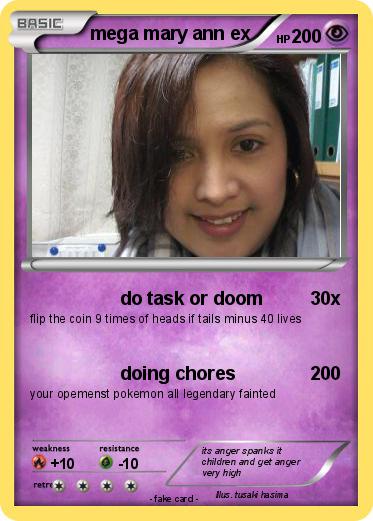 Pokemon mega mary ann ex