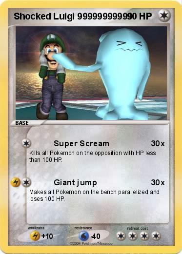Pokemon Shocked Luigi 99999999999