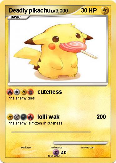 Pokemon Deadly pikachu