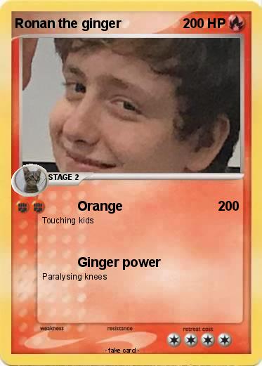 Pokemon Ronan the ginger