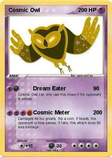 Pokemon Cosmic Owl Pokemon Cosmic Owl