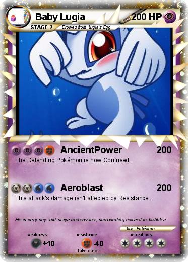 Pokemon Baby Lugia