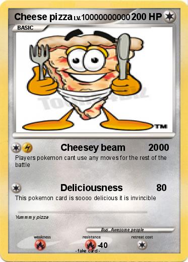 Pokemon Cheese pizza