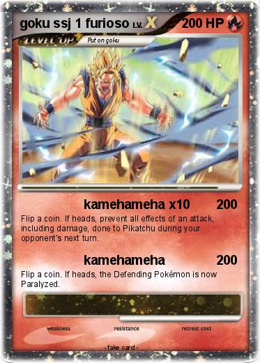 Pokemon goku ssj 1 furioso