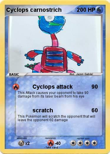 Pokemon Cyclops carnostrich