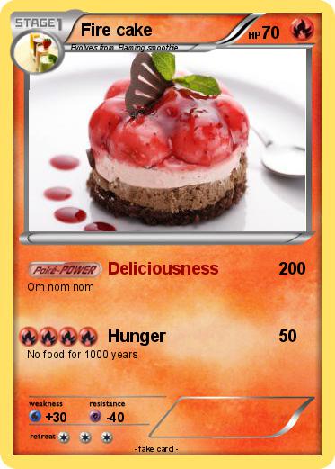 Pokemon Fire cake