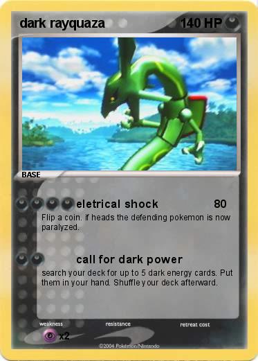 Pokemon dark rayquaza