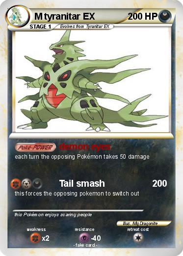 Pokemon M tyranitar EX