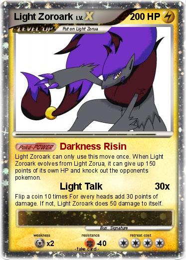 Pokemon Light Zoroark