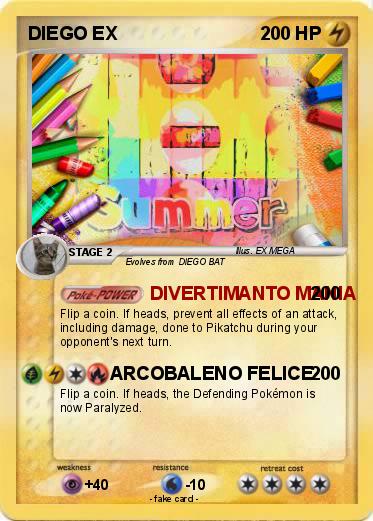 Pokemon DIEGO EX Pokemon DIEGO EX