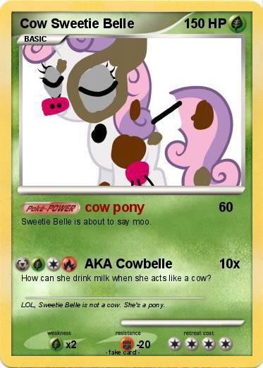 Pokemon Cow Sweetie Belle