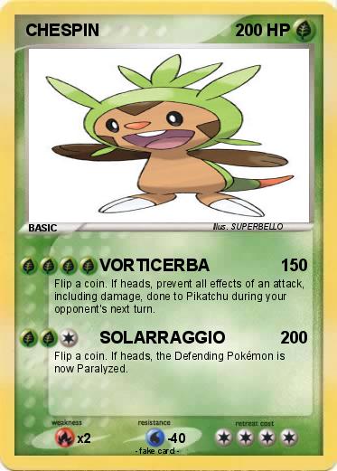 Pokemon CHESPIN