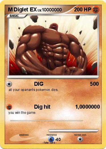 Pokemon M Diglet EX