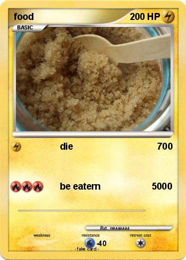 Pokemon food