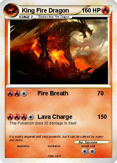 Pokemon King Fire Dragon