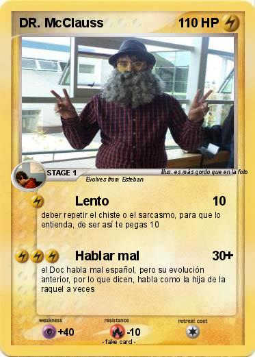 Pokemon DR. McClauss
