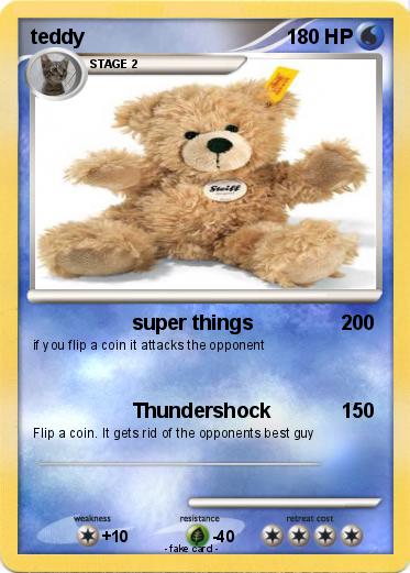 Pokemon teddy