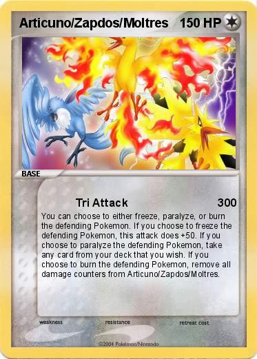 Pokemon Articuno/Zapdos/Moltres 
