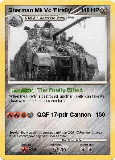 Pokemon Sherman Mk Vc 'Firefly'