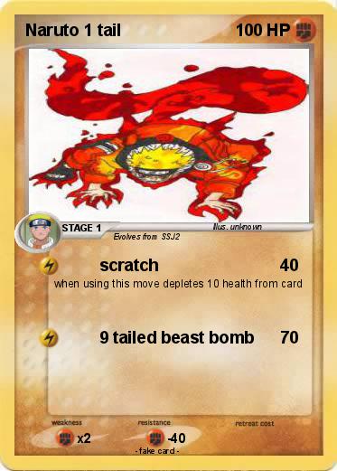 Pokemon Naruto 1 tail