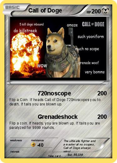 Pokemon Call of Doge