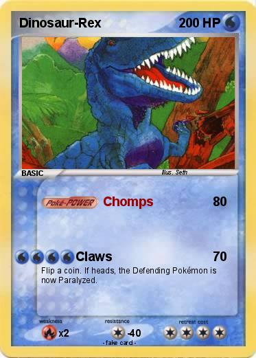 Pokemon Dinosaur-Rex