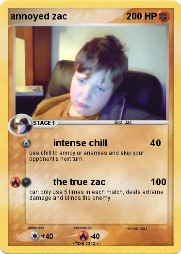 Pokemon annoyed zac