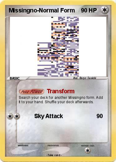 Pokemon Missingno-Normal Form