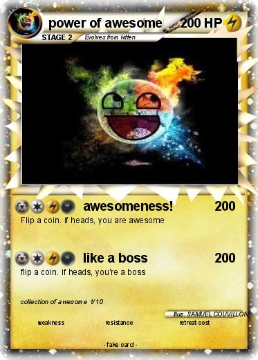 Pokemon power of awesome