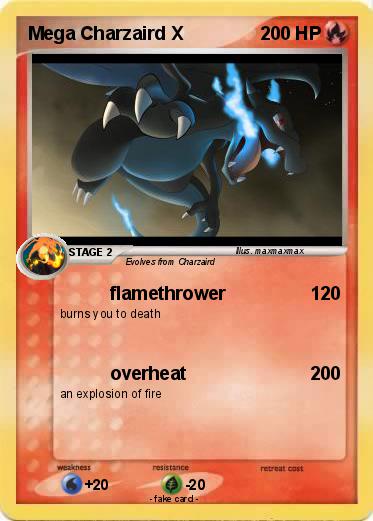 Pokemon Mega Charzaird X