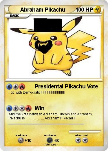 Pokemon Abraham Pikachu
