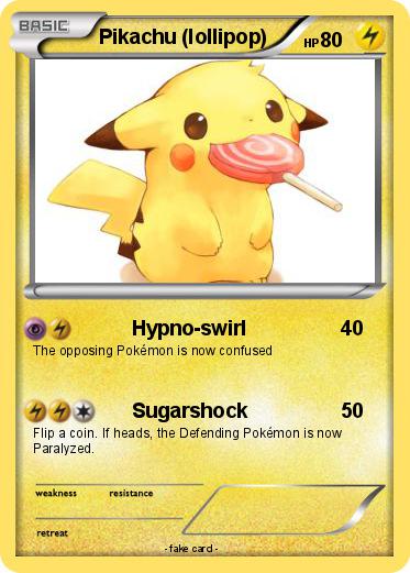 Pokemon Pikachu (lollipop)
