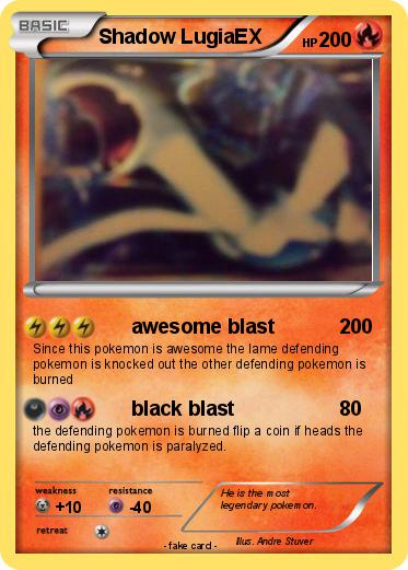 Pokemon Shadow LugiaEX