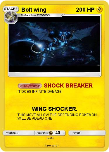 Pokemon Bolt wing