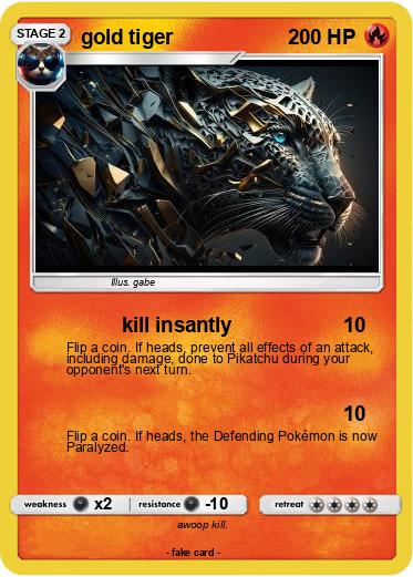 Pokemon gold tiger