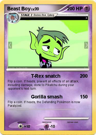 Pokemon Beast Boy