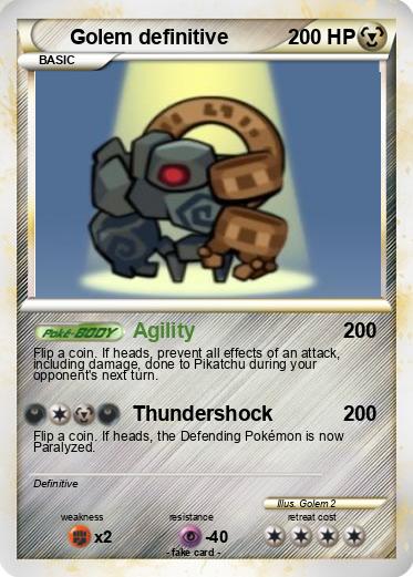 Pokemon Golem definitive