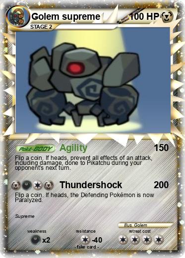 Pokemon Golem supreme