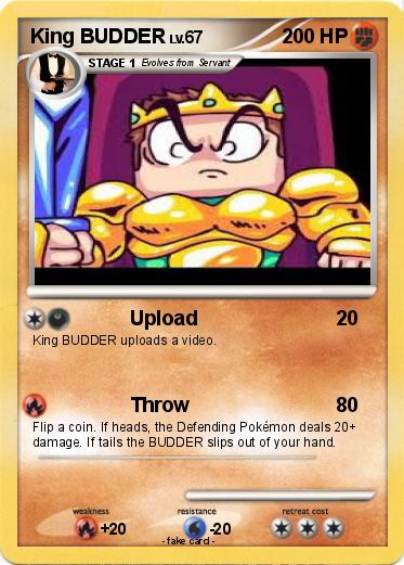 Pokemon King BUDDER