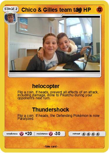 Pokemon Chico & Gilles team tag