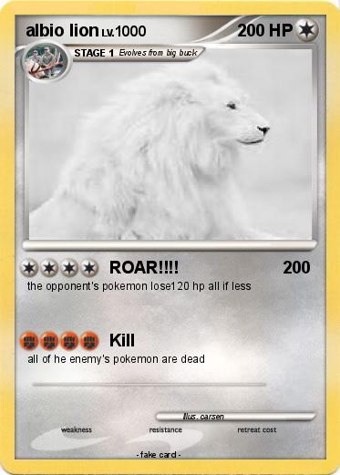 Pokemon albio lion