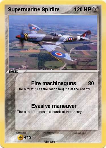 Pokemon Supermarine Spitfire