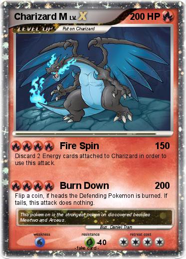 Pokemon Charizard M