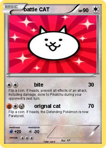Pokemon battle CAT