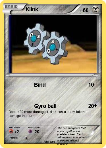 Pokemon Klink