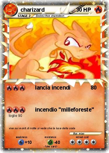 Pokemon charizard
