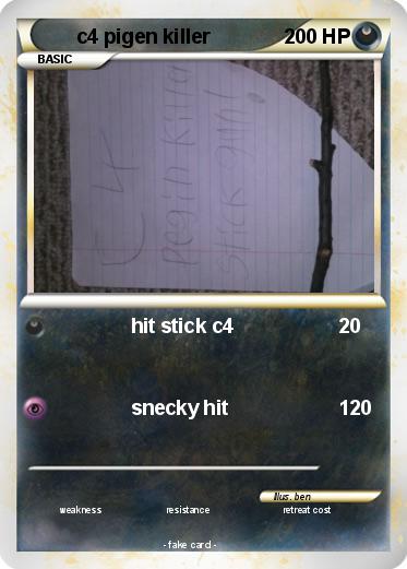 Pokemon c4 pigen killer