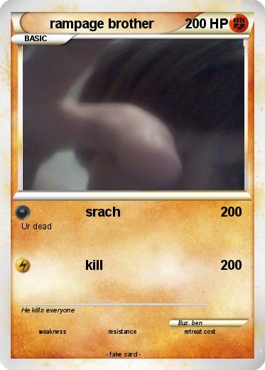 Pokemon rampage brother