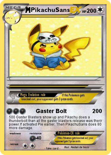 Pokemon PikachuSans