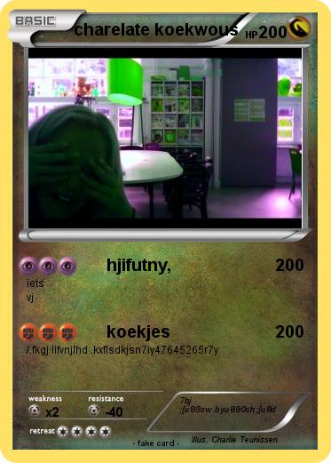Pokemon charelate koekwous